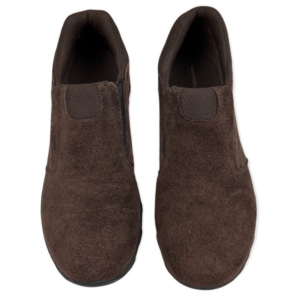 Merrell Men’s Novica slip on brown Moc shoes Size 7 - Picture 1 of 6